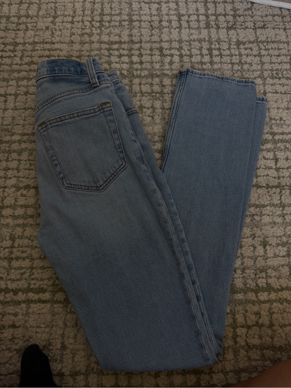 Abercrombie & Fitch 90’s slim Straight Ulta high rise Light Blue Women’s Jeans